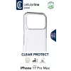 Cellularline Clear Protect – iPhone 17 Pro Max kõva ümbris kummist äärtega