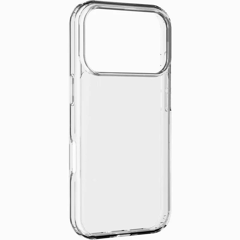 Cellularline Clear Protect – iPhone 17 Pro Max kõva ümbris kummist äärtega
