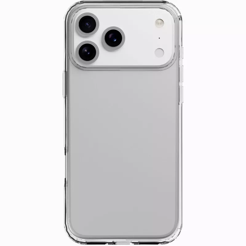 Cellularline Clear Protect – iPhone 17 Pro Max kõva ümbris kummist äärtega
