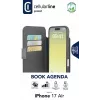 Cellularline Book Agenda - iPhone Air nahaimitatsiooniga raamatustiilis ümbris magnetkinnitusega