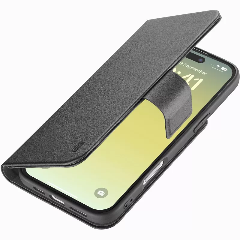 Cellularline Book Agenda - iPhone Air nahaimitatsiooniga raamatustiilis ümbris magnetkinnitusega