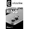 Cellularline Camera Lens Ring - iPhone 17 Karastatud klaas kaamera kaitseks