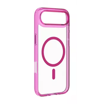 Cellularline Iconic Mag - iPhone Air läbipaistev ümbris värviliste äärtega, ühildub Magsafe ökosüsteemiga