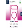 Cellularline Iconic Mag - iPhone Air läbipaistev ümbris värviliste äärtega, ühildub Magsafe ökosüsteemiga