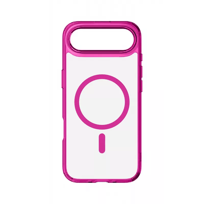 Cellularline Iconic Mag - iPhone Air läbipaistev ümbris värviliste äärtega, ühildub Magsafe ökosüsteemiga