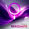 Cellularline Iconic Mag - iPhone Air läbipaistev ümbris värviliste äärtega, ühildub Magsafe ökosüsteemiga