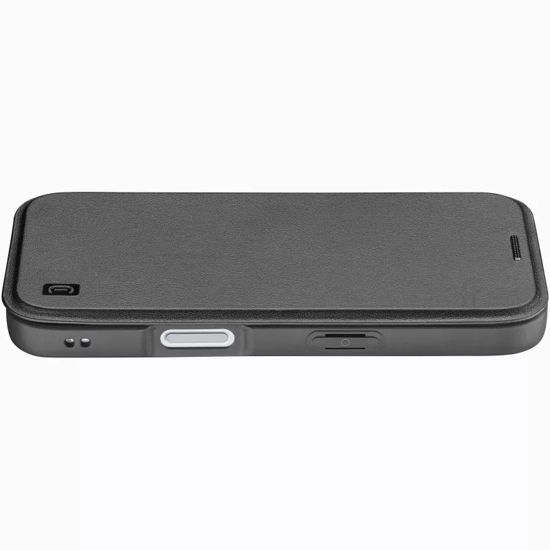 Cellularline Daily Mag - iPhone 17 Pro raamatukaanega poolläbipaistva kõva tagakaanega, ühildub MagSafe® ökosüsteemiga
