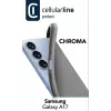 Cellularline Chroma - Galaxy A17 värviline pehme kummist ümbris, kate, Samsung, Galaxy A17, 17 cm (6,7 tolli), must