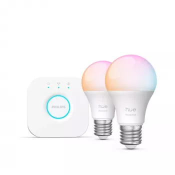 Philips Hue Valge and colour ambience Essential stardikomplekt: 2 E27 nutipirni (806 lm)