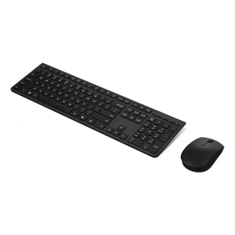 Klaviatuuri ja hiire komplekt Lenovo 4X31R64328 — täissuuruses (100%), RF traadita + Bluetooth, saksa paigutus, must