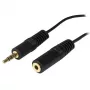 StarTech.com 12 ft PC Speaker Extension Audio kaabel, 3.5mm, Male, 3.5mm, Female, 3.7 m, Must