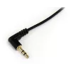 StarTech.com 1 ft õhuke 3.5mm paremnurkse stereoaudiokaabliga - M/M