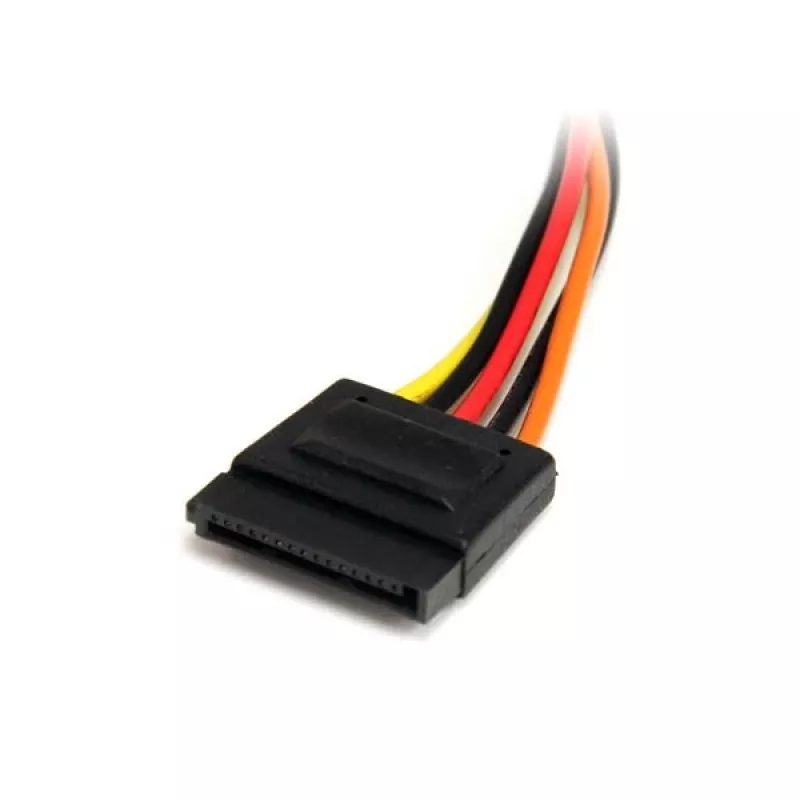 StarTech.com 8-tolline 15-kontaktiline SATA toitepikenduskaabel, 0,2032 m, Isane, Emane, Mitmevärviline, 17 g, 125 mm