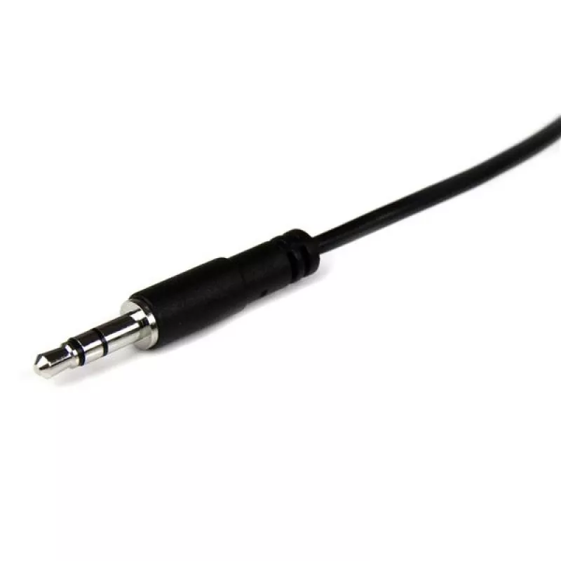 StarTech.com 1m õhuke 3,5 mm stereopikendushelikaabel – isane/emane