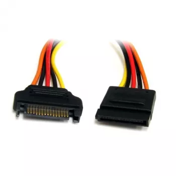 StarTech.com 12-tolline 15 kontaktiga SATA toitepikenduskaabel, SATA 15-kontaktiga, SATA 15-kontaktiga, 0,3048 m, Isane, Emane, Sirge