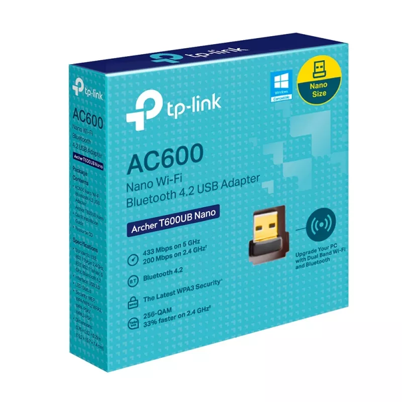 TP-Link ARCHER T600UB NANO võrgukaart WLAN 433 Mbit/s