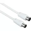 Koaksiaalkaabel Schwaiger 5,0 m IEC - IEC 5 m valge