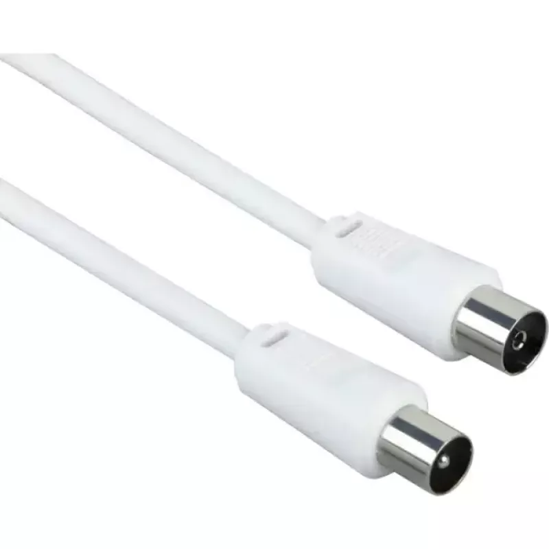Koaksiaalkaabel Schwaiger 5,0 m IEC - IEC 5 m valge
