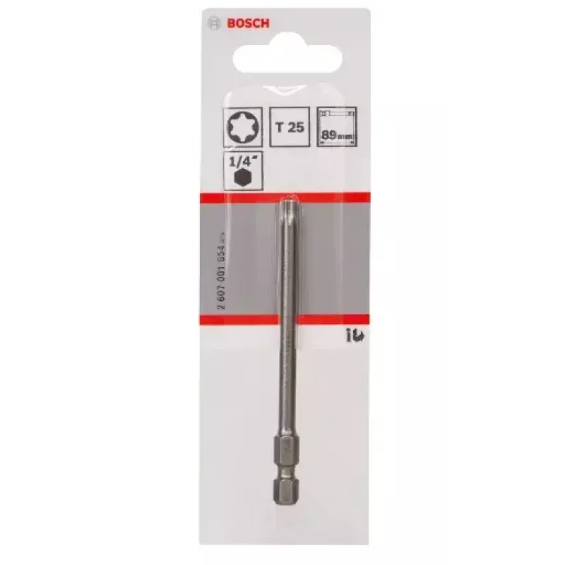 Kruvikeerajaotsak Bosch 2607001654 T25 eriti kõva 89mm