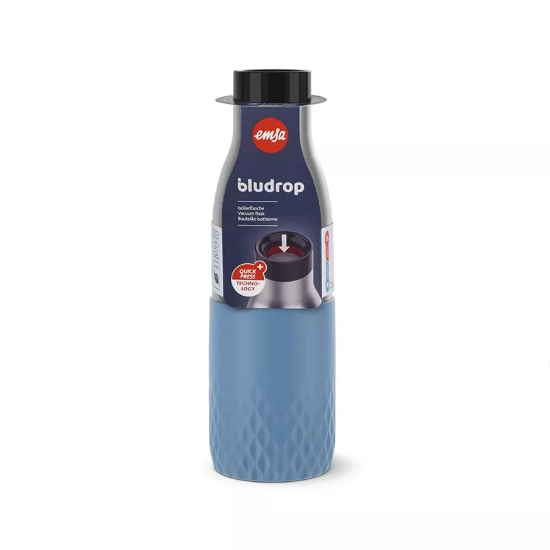 EMSA Bludrop Sleeve N3110700 joogipudel Fitness, Sport 500 ml roostevaba teras sinine, roostevaba teras