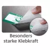 Isekleepuv silt Avery L6107-20 ümardatud ristkülik kollane