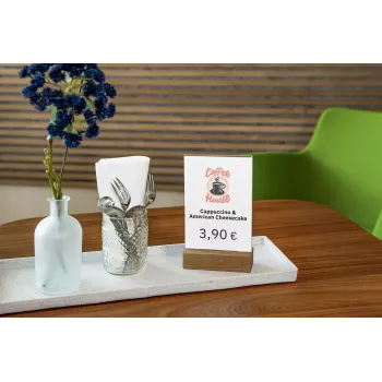 Stendihoidja Sigel TA252 A6 Akrüül Puit Pruun Läbipaistev