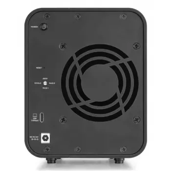 Kettamassiiv TerraMaster D2-320 2 draivi HDD SSD kompaktne lauaarvuti
