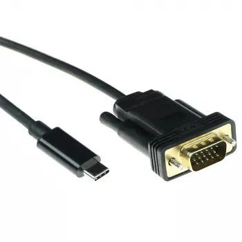 USB Type C VGA konversioonikaabel ACT SB0032 2 meetrit