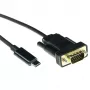 USB Type C VGA konversioonikaabel ACT SB0032 2 meetrit