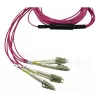 BlueOptics EMC CBL-MPO12-4LC-OM4-7M InfiniBand fiiberoptiline kaabel 7.5 m