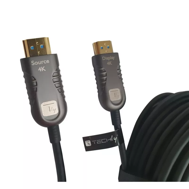 Techly ICOC HDMI-HY2-010 HDMI-kaabel 10 m HDMI Type A (Standard) Must