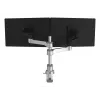 R-Go Tools monitorihoidik R-Go Zepher Dual, kahele monitorile, täielikult reguleeritav, 0–8 kg kandevõime, 100% ringlussevõetav, must