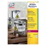 Isekleepuv silt Avery L4773-100 Ümar ristkülik