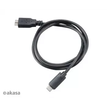 USB kaabel Akasa C/micro-B 1m Must