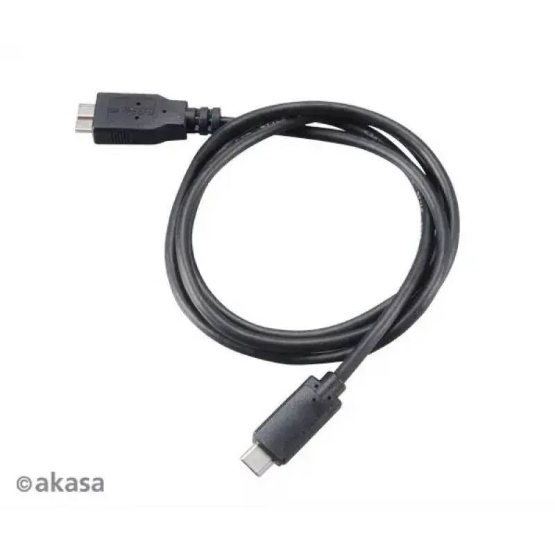USB kaabel Akasa C/micro-B 1m Must