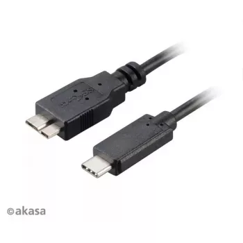 USB kaabel Akasa C/micro-B 1m Must