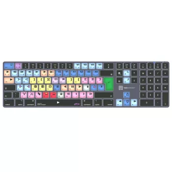 Logickeyboard LKB-MCOM4-TM-UK klaviatuur kontor Bluetooth QWERTY inglise hall titaan