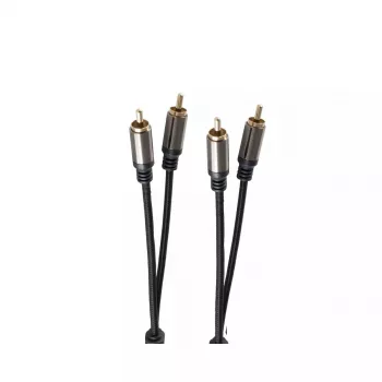 Audio kaabel ShiverPeaks BS20-41255 2.5m 2xRCA Must