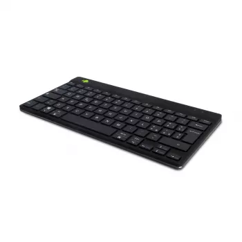 R-Go Tools ergonoomiline klaviatuur R-Go Compact Break, kompaktne klaviatuur pausitarkvaraga, QWERTY (ITA), Bluetooth, must