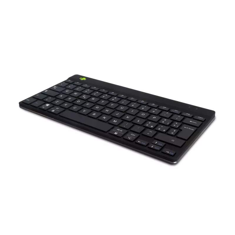R-Go Tools ergonoomiline klaviatuur R-Go Compact Break, kompaktne klaviatuur pausitarkvaraga, QWERTY (ITA), Bluetooth, must