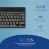 R-Go Tools ergonoomiline klaviatuur R-Go Compact Break, kompaktne klaviatuur pausitarkvaraga, QWERTY (ITA), Bluetooth, must