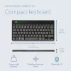 R-Go Tools ergonoomiline klaviatuur R-Go Compact Break, kompaktne klaviatuur pausitarkvaraga, QWERTY (ITA), Bluetooth, must