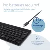 R-Go Tools ergonoomiline klaviatuur R-Go Compact Break, kompaktne klaviatuur pausitarkvaraga, QWERTY (ITA), Bluetooth, must
