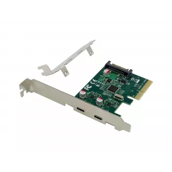 Conceptronic EMRICK13G 2-pordiline USB 3.2 Gen 2 USB-C PCIe kaart
