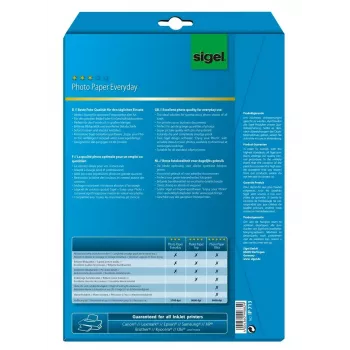 Trükipaber A4 Sigel IP713 Gloss 20 lehte valge