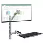 Techly ICA-PLW 02 monitori kinnitus / alus 68,6 cm (27 tolli) Seinale Hõbedane