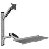 Techly ICA-PLW 02 monitori kinnitus / alus 68,6 cm (27 tolli) Seinale Hõbedane