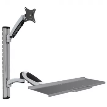 Techly ICA-PLW 02 monitori kinnitus / alus 68,6 cm (27 tolli) Seinale Hõbedane