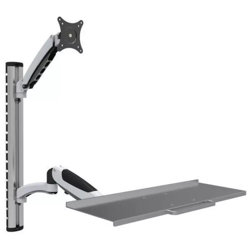 Techly ICA-PLW 02 monitori kinnitus / alus 68,6 cm (27 tolli) Seinale Hõbedane
