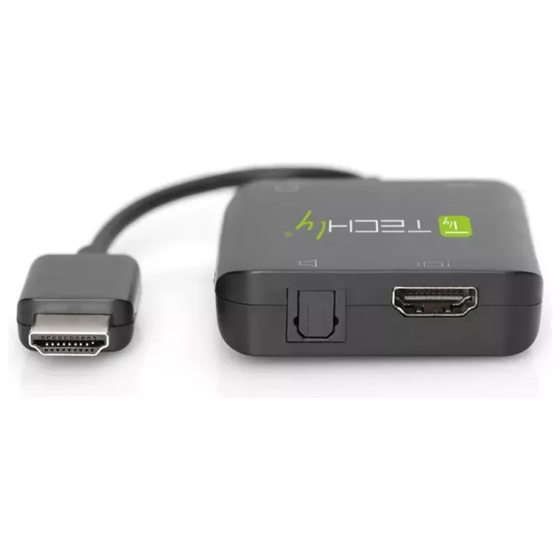 Techly HDMI heliväljundi ekstraktor Stereo/Heli 5.1 kanal 4K 3D IDATA HDMI-VGA8